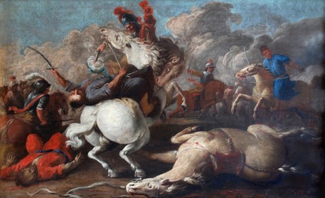 历史题材油画受宠骑兵的战争被誉为收藏界“新秀”