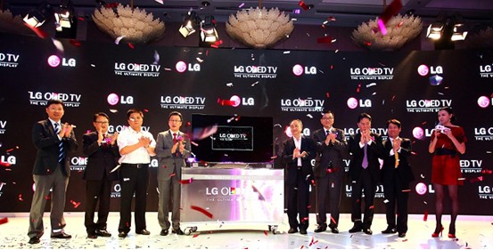 创世传奇，耀世开启，LG电子中国首发曲面OLED电视