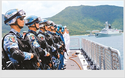 中国海军首赴环太平洋军演