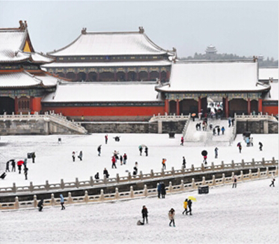 节气小雪图片:“小雪”节气雪不小