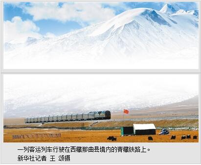 青藏铁路通车10周年“天路”带来雪域巨变