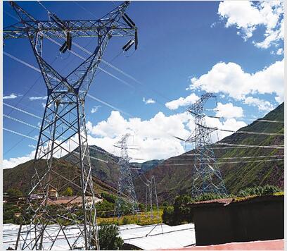 川藏电力联网造福藏区人民