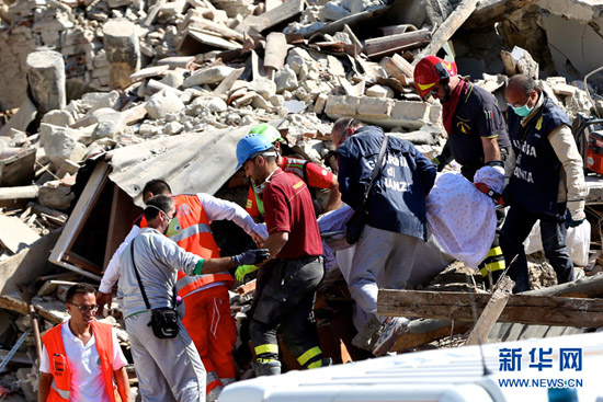 意大利地震死亡人数上升至73人