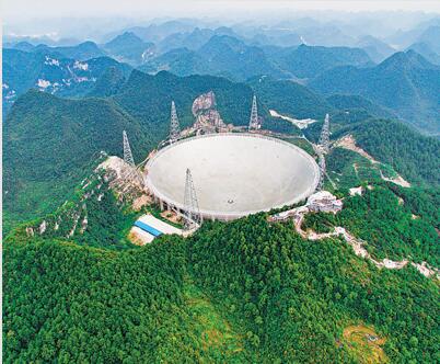 射电望远镜口径图片:中国天眼